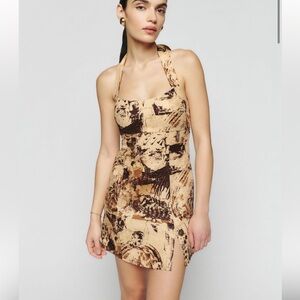 Reformation Isha Linen dress size 10